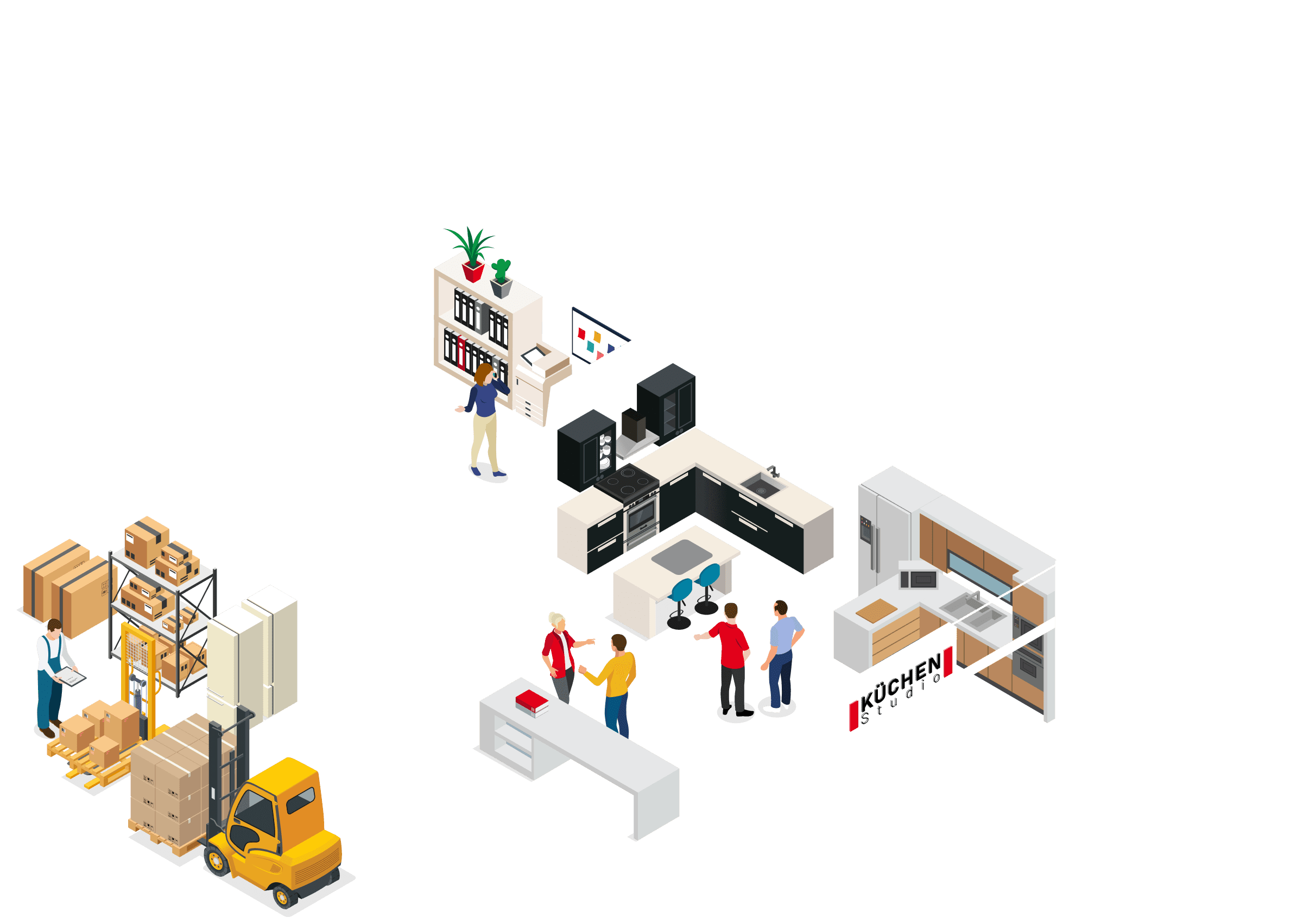 Layer Grafik, Layer: Ausstellungsfläche, Büro und Lager