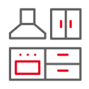 Piktogramm einer Kueche